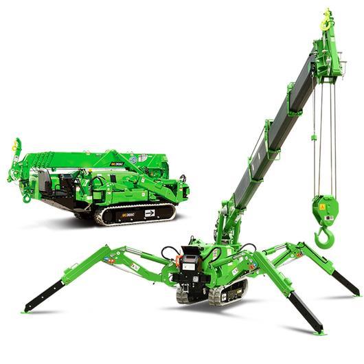 Image de grue de levage a batterie maeda mc 285cb 3 déployé